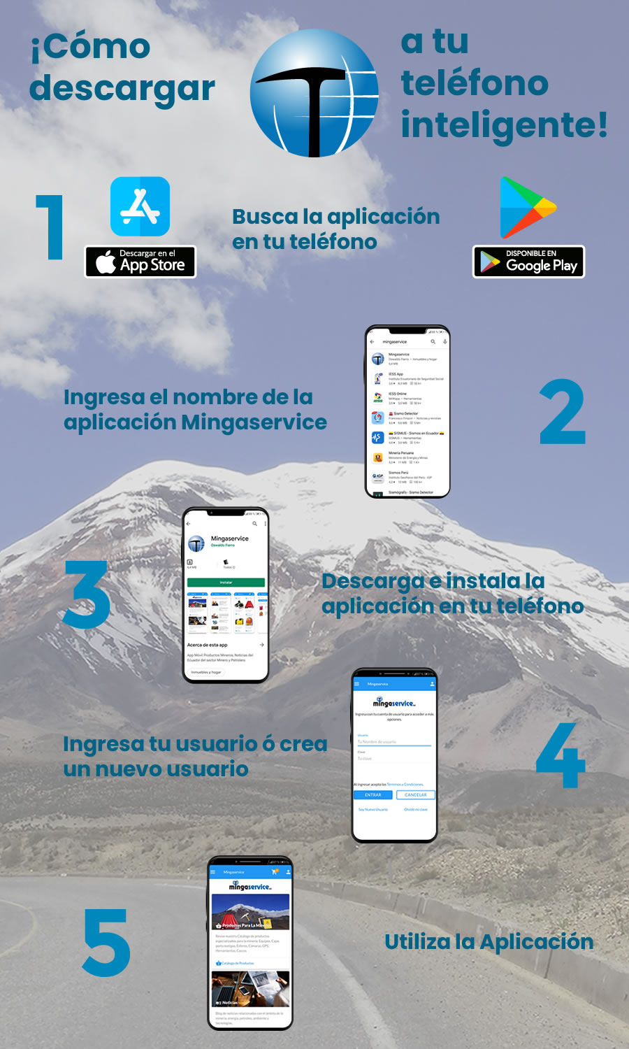 Cómo descargar Mingaservice App Cómo descargar Mingaservice App